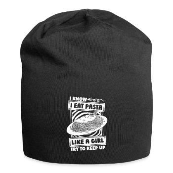 Pasta Girl - Bonnet en jersey - noir - Devant