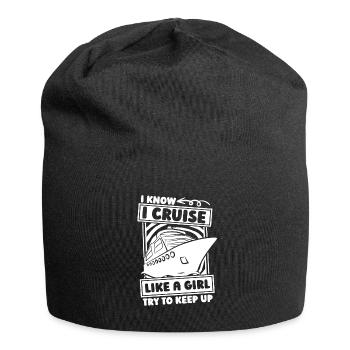 Kreuzfahrtschiff Mädchen - Jersey-Beanie - Schwarz - Vorne