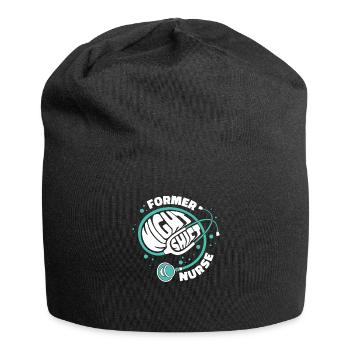 stéthoscope infirmière - Bonnet en jersey - noir - Devant