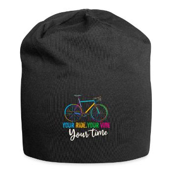 Racing Bike Your Ride Your Vibe Your Time Cool - Jersey Beanie - black - Front