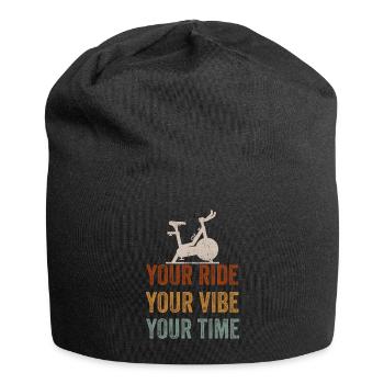 Your Ride Your Vibe Your Time Motivational Gym - Jersey Beanie - black - Front