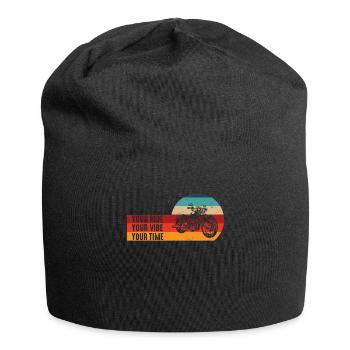 Your Ride Your Vibe Your Time - Jersey Beanie - black - Front