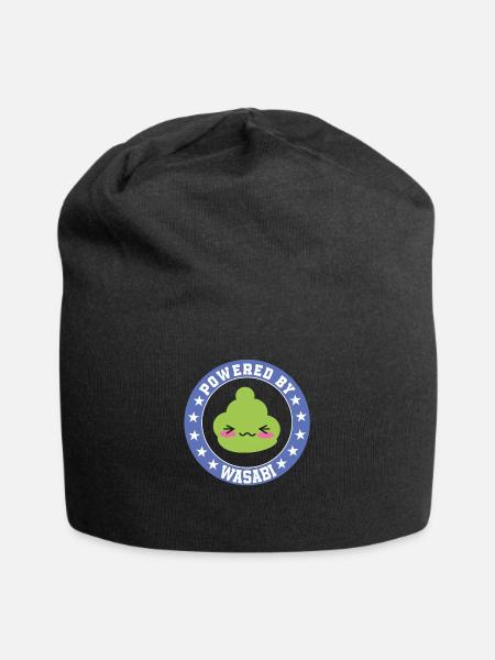 Powered by wasabi - Jersey Beanie - black