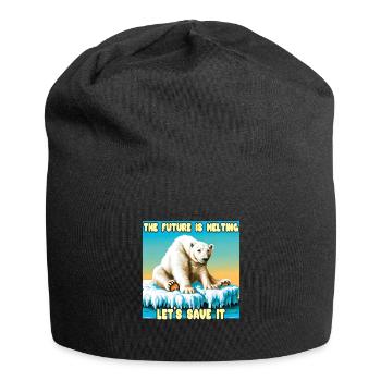 The Future is melting - Jersey Beanie - black - Front