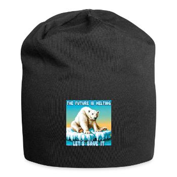 The Future is melting - Jersey Beanie - black - Front