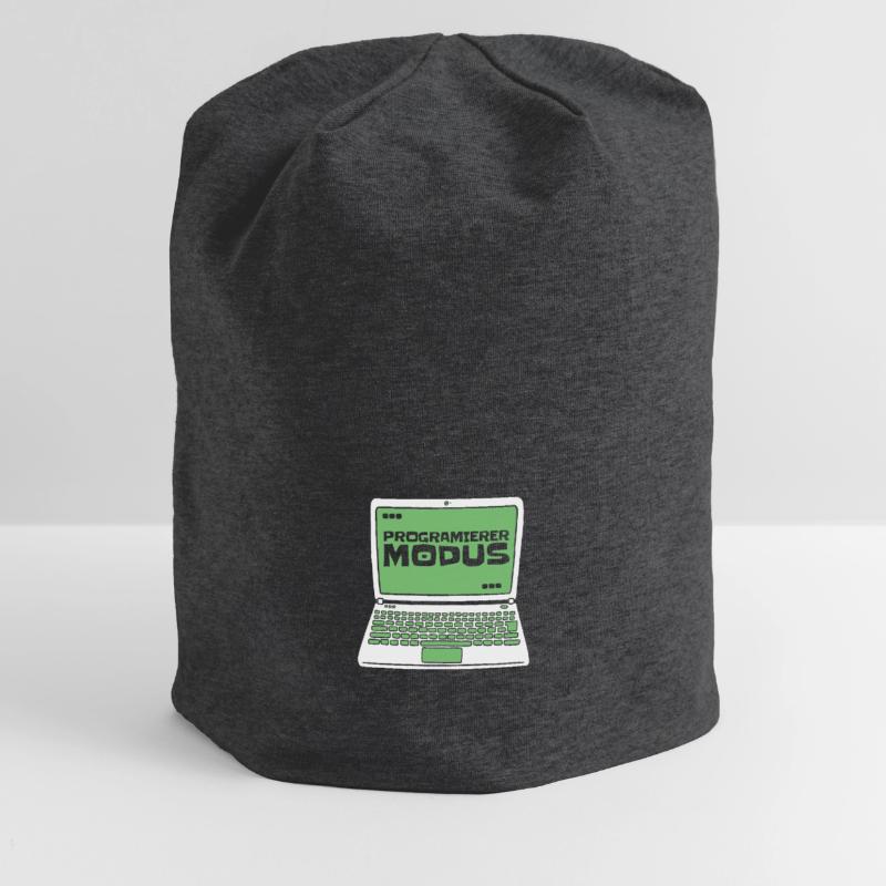 Entwickler Coder Programmierer Laptop Jersey-Beanie