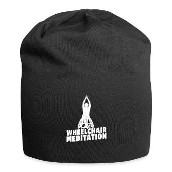 Meditation Meditation Wheelchair - Jersey Beanie - black - Front
