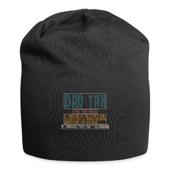 Vintage Dad Tax Definition Men Funny Father’s Day - Bonnet en jersey - noir - Devant