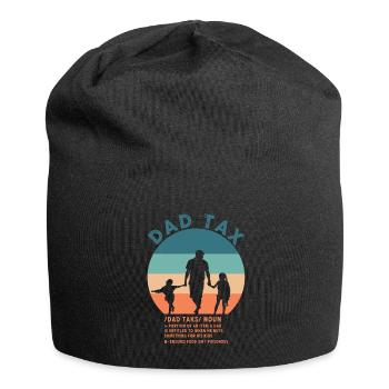 Vintage Dad Steuerdefinition Männer Lustiger Vatertag - Jersey-Beanie - Schwarz - Vorne