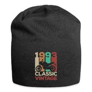 1993 30e anniversaire vintage motard rétro - Bonnet en jersey - noir - Devant