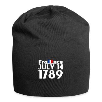 Fraternité Liberte Egalite Français Révolution - Bonnet en jersey - noir - Devant