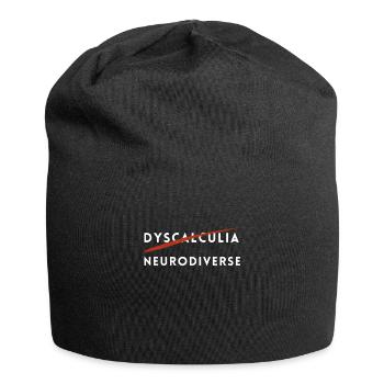 SPED Neurodiversité Dyscalculie - Bonnet en jersey - noir - Devant