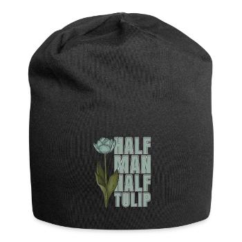 Tulpen Kerl Tulpen - Jersey-Beanie - Schwarz - Vorne