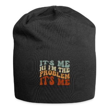 It's Me, Hi, I'm The Problem - Jersey Beanie - black - Front