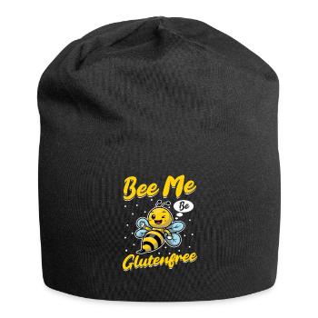 Glutenfrei Biene - Jersey-Beanie - Schwarz - Vorne