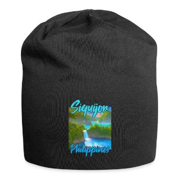 Coucher de soleil à Siquijor - Bonnet en jersey - noir - Devant