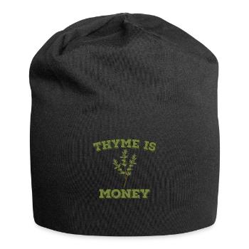 Thyme is money - Jersey Beanie - black - Front