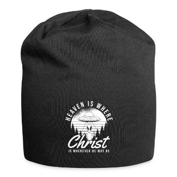 Vaisseau spatial Christ Christianisme - Bonnet en jersey - noir - Devant