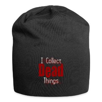 Je collectionne les choses mortes - Bonnet en jersey - noir - Devant