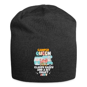 Camper Queen Classy Frech Und ein bisschen Smart Assy - Jersey-Beanie - Anthrazit - Vorne