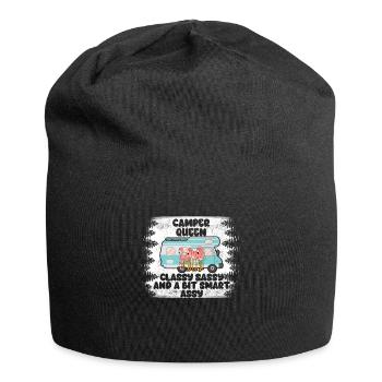 Camper Queen Classy Frech Und Ein bisschen Klug Assy - Jersey-Beanie - Schwarz - Vorne