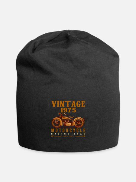 Legenden wurden 1975 geboren und fahren Motorrad - Jersey-Beanie - Schwarz