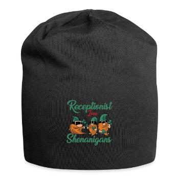Drôle de réceptionniste Saint-Patrick - Bonnet en jersey - noir - Devant