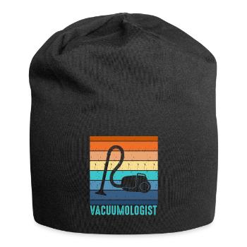 Staubsauger - Jersey-Beanie - Schwarz - Vorne