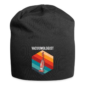 Staubsauger - Jersey-Beanie - Schwarz - Vorne