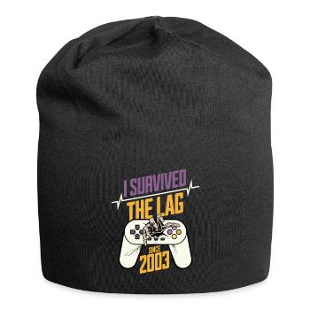 Geek Né En 2003 Anniversaire Gamer 20 Ans - Bonnet en jersey - noir - Devant