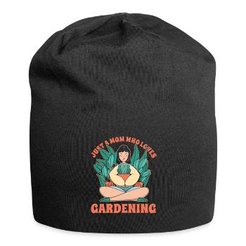 Hobby Jardinier Jardin Mère Horticulture Maman - Bonnet en jersey - noir - Devant