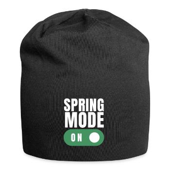 Premier jour de l’équinoxe de printemps - Bonnet en jersey - noir - Devant