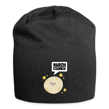 Premier jour de l’équinoxe de printemps - Bonnet en jersey - noir - Devant