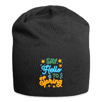 Premier jour de l’équinoxe de printemps - Bonnet en jersey - noir - Devant