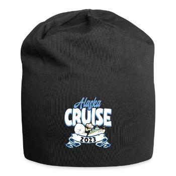 Kreuzfahrtreisende Kreuzfahrt Alaska Kreuzfahrt - Jersey-Beanie - Schwarz - Vorne