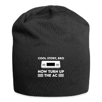 Funny Air ConditionerT-shirt - Jersey Beanie - black - Front