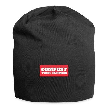 Compostez vos ennemis - Bonnet en jersey - noir - Devant