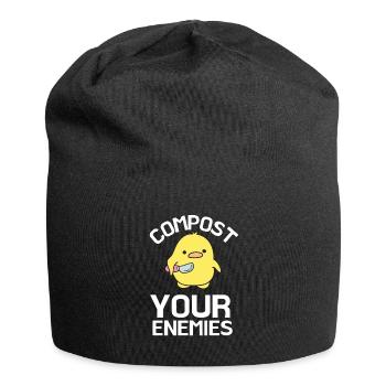 Compostez vos ennemis - Bonnet en jersey - noir - Devant