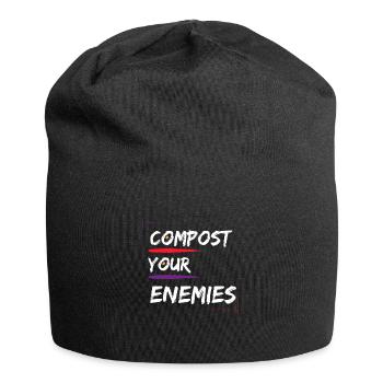 Compostez vos ennemis - Bonnet en jersey - noir - Devant