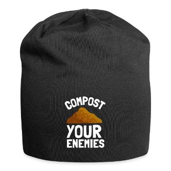Compostez vos ennemis - Bonnet en jersey - noir - Devant