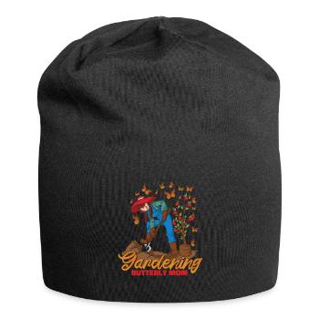 Amateur gardener garden mother - Jersey Beanie - black - Front