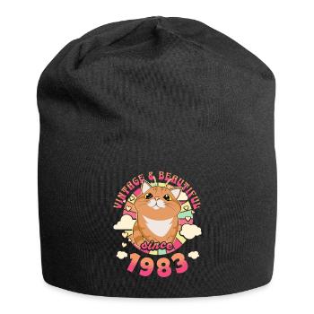 Femme Vintage Magnifique 1983 40 Ans Anniversaire - Bonnet en jersey - noir - Devant