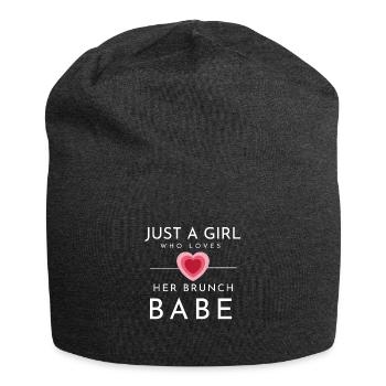 Babes Who Brunch Squat - Jersey-Beanie - Anthrazit - Vorne