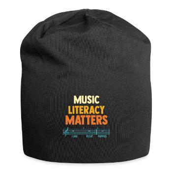 Music Literacy Matters - Jersey Beanie - black - Front
