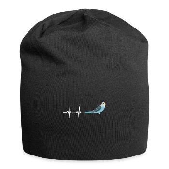 Blue Quaker Parrot Mom - Jersey-Beanie - Schwarz - Vorne
