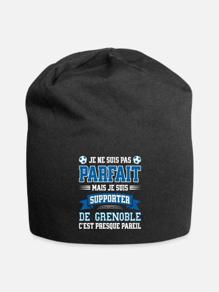 Supporter Football Grenoble Foot Fier Grenoblois - Bonnet en jersey - noir