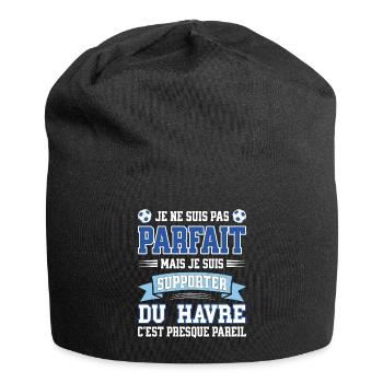 Supporter Football Le Havre Foot Fier Havrais - Bonnet en jersey - noir - Devant
