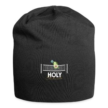 Heilige Blockamole Volleyball Avocado - Jersey-Beanie - Schwarz - Vorne