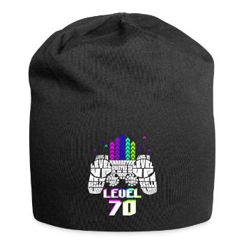 Geek Level 70 Anniversary Gamer 70 Years - Jersey Beanie - black - Front