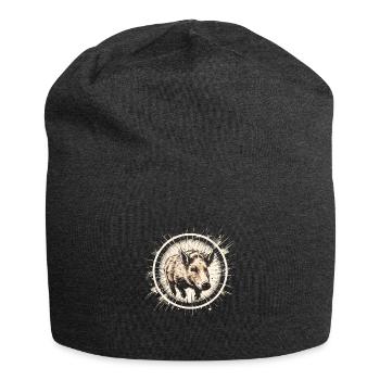 Hog Hunting Crosshair - Jersey Beanie - charcoal grey - Front